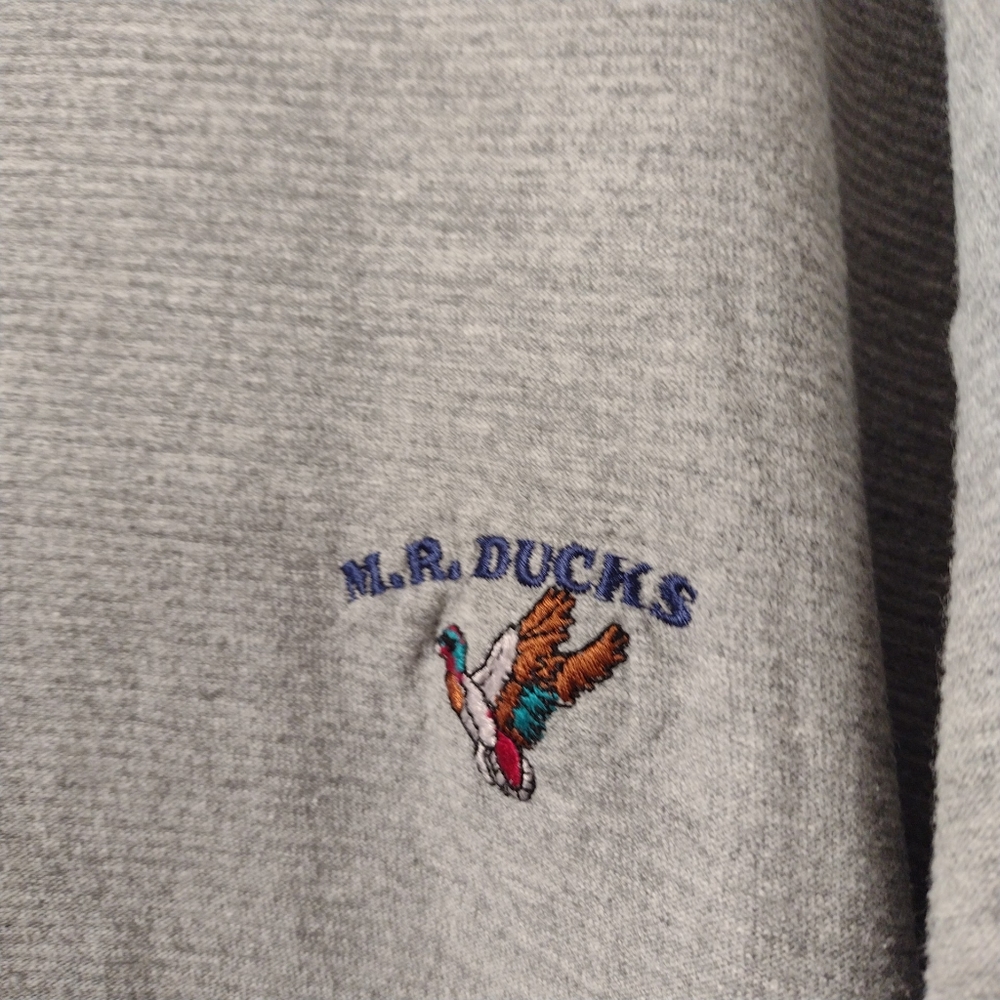 M.R. Ducks - Vintage Single Stitch Grey T-shirt Men's Size XXL Made In USA.In